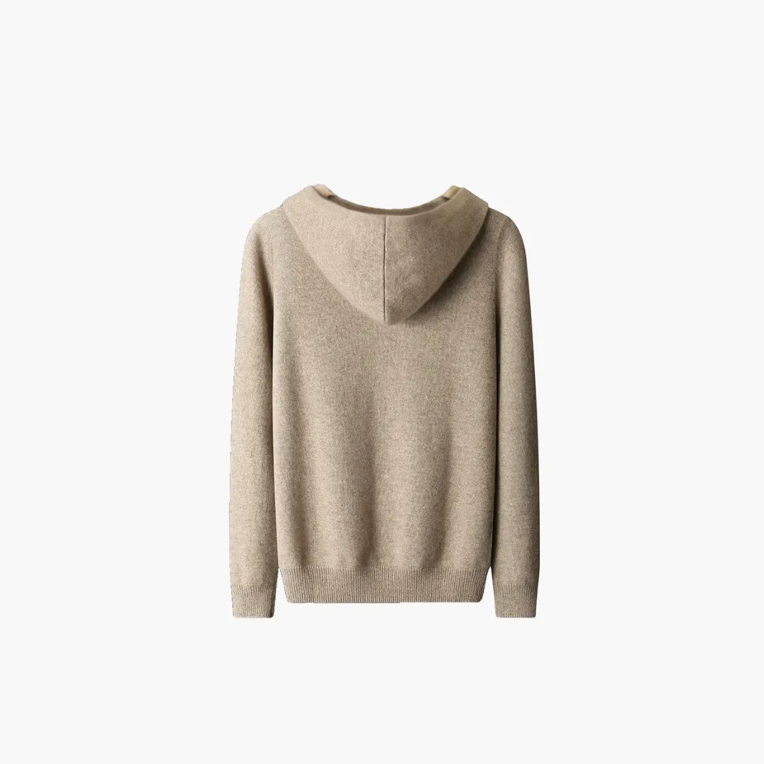 100% CASHMERE HOODIE