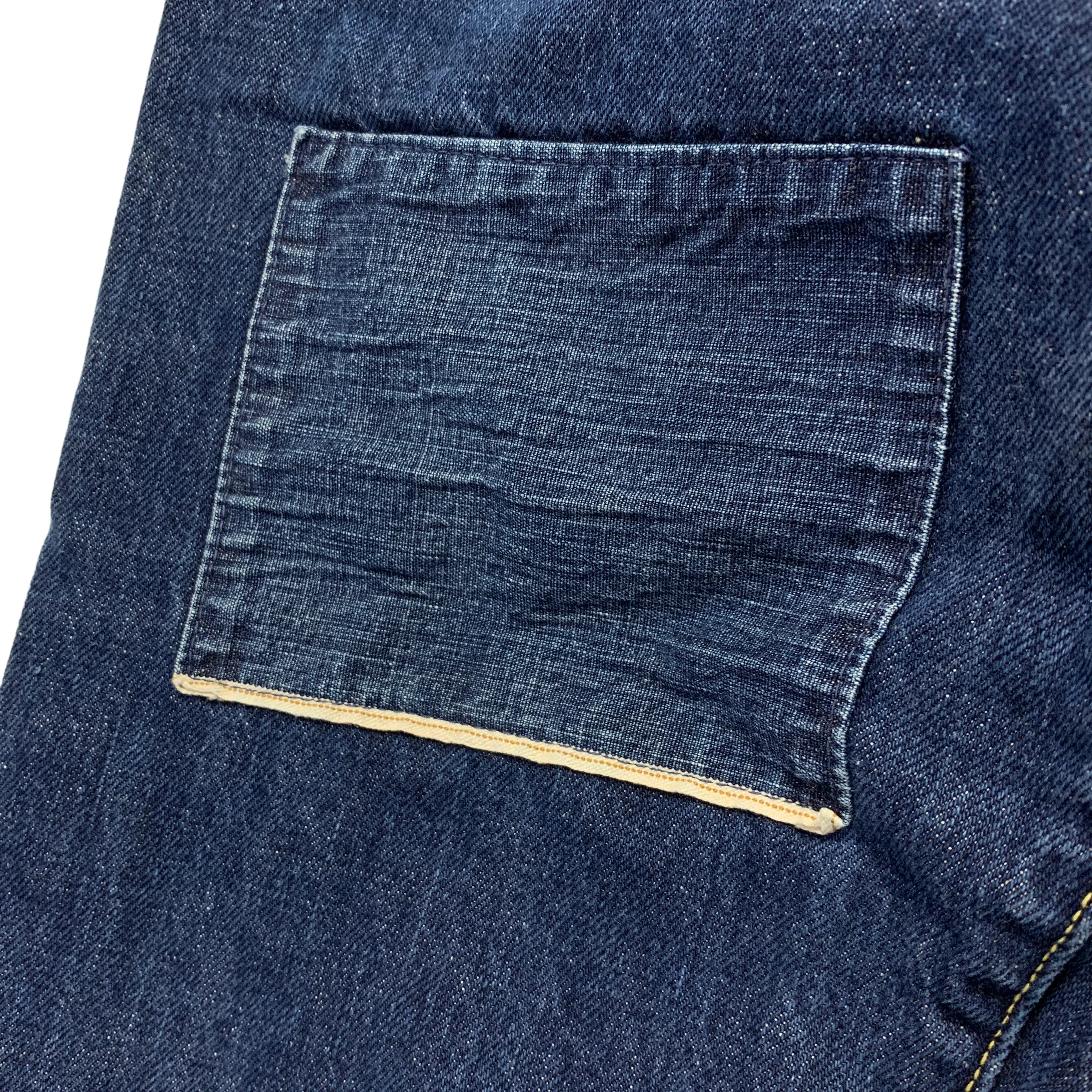 [30] Kapital Zipangu Blue Hand-Crafted Selvedge Bandana Patchwork Denim Jeans