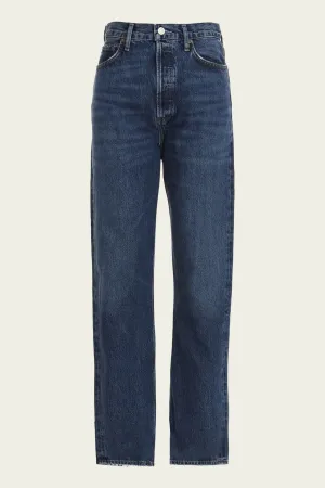 90's Pinch Waist High Rise Straight in Range