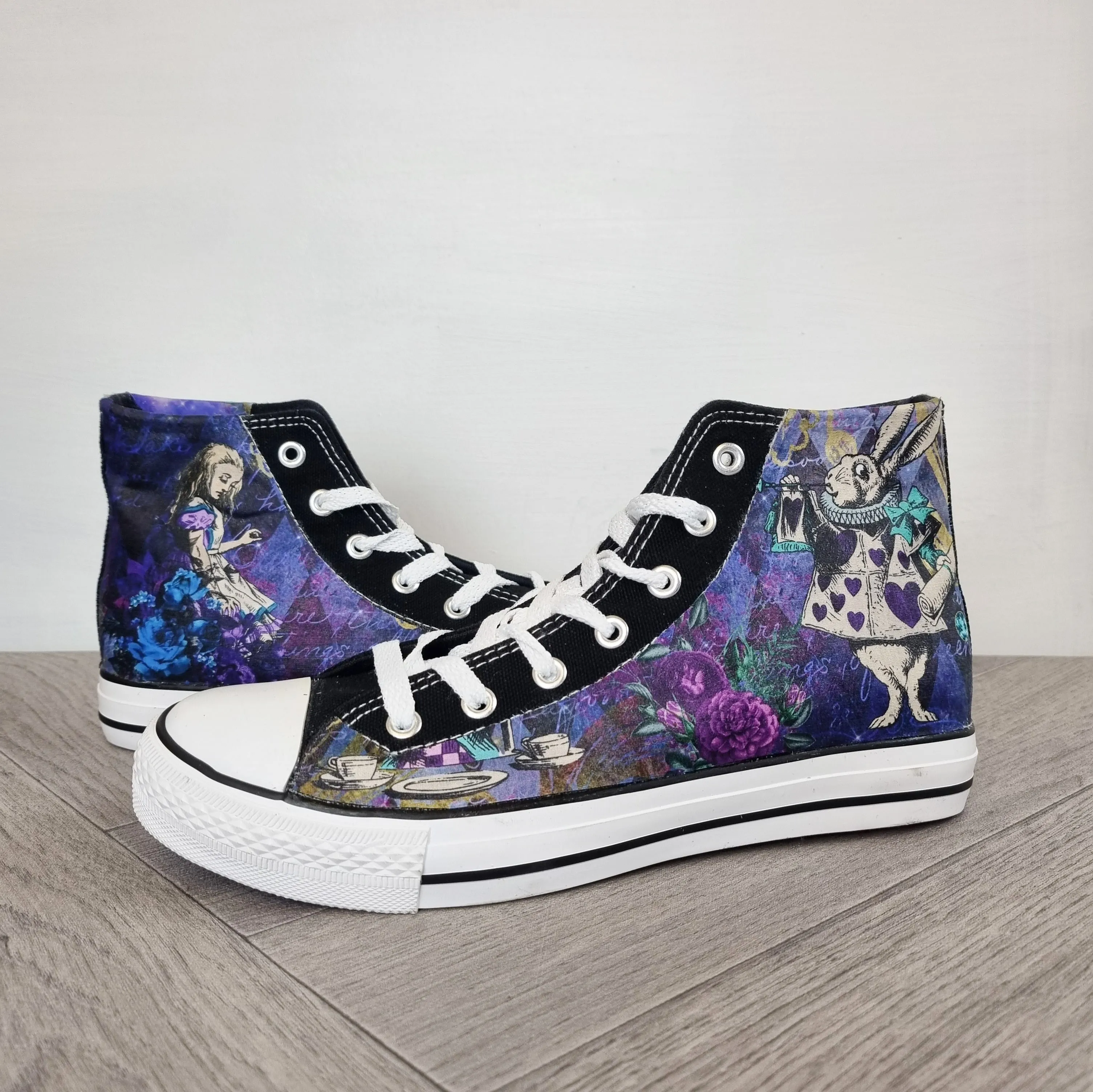 Alice in Wonderland High tops