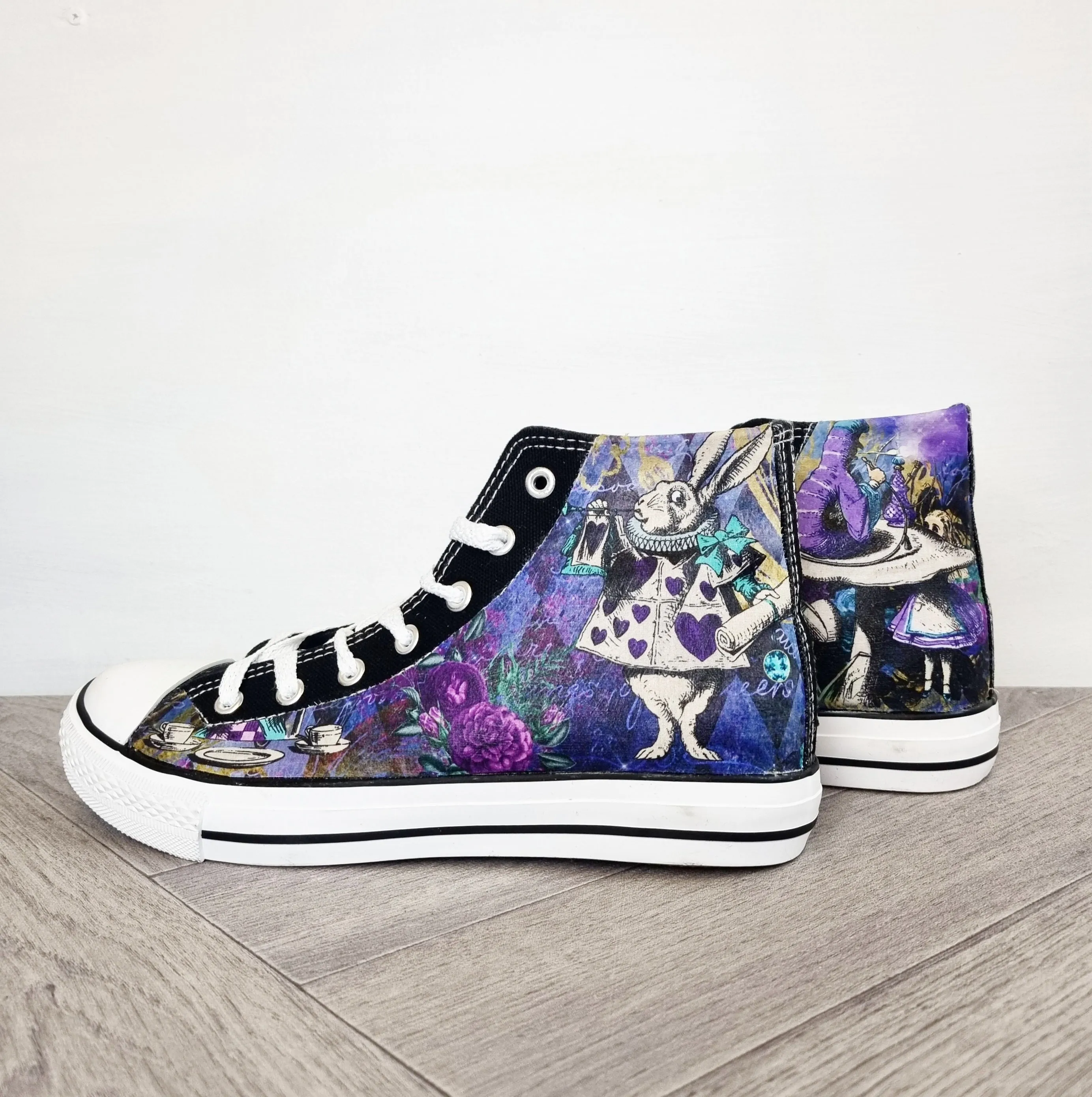 Alice in Wonderland High tops
