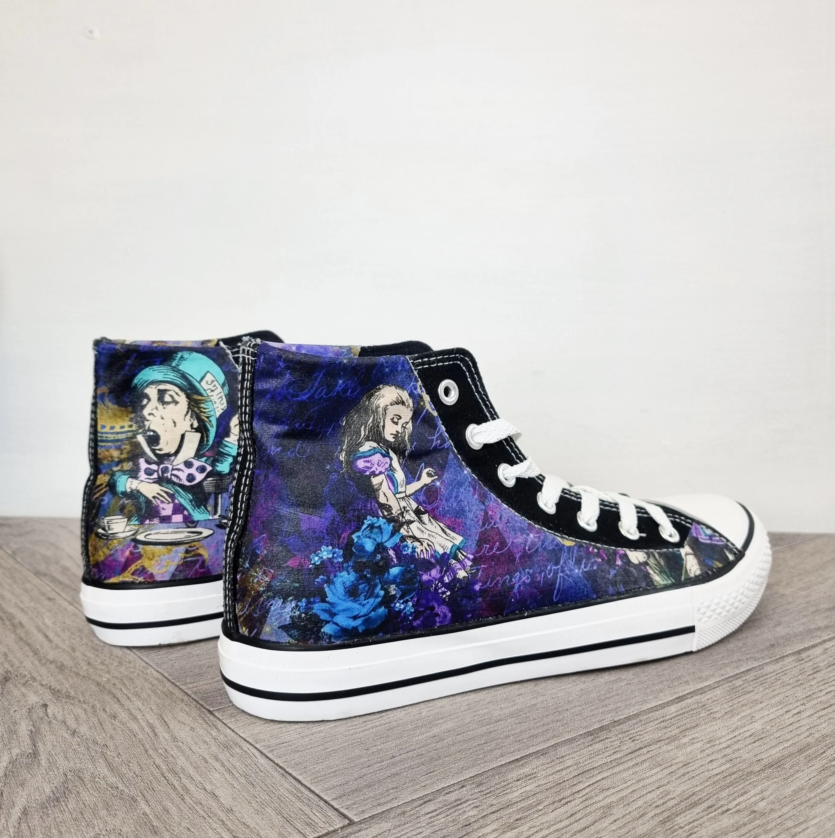 Alice in Wonderland High tops