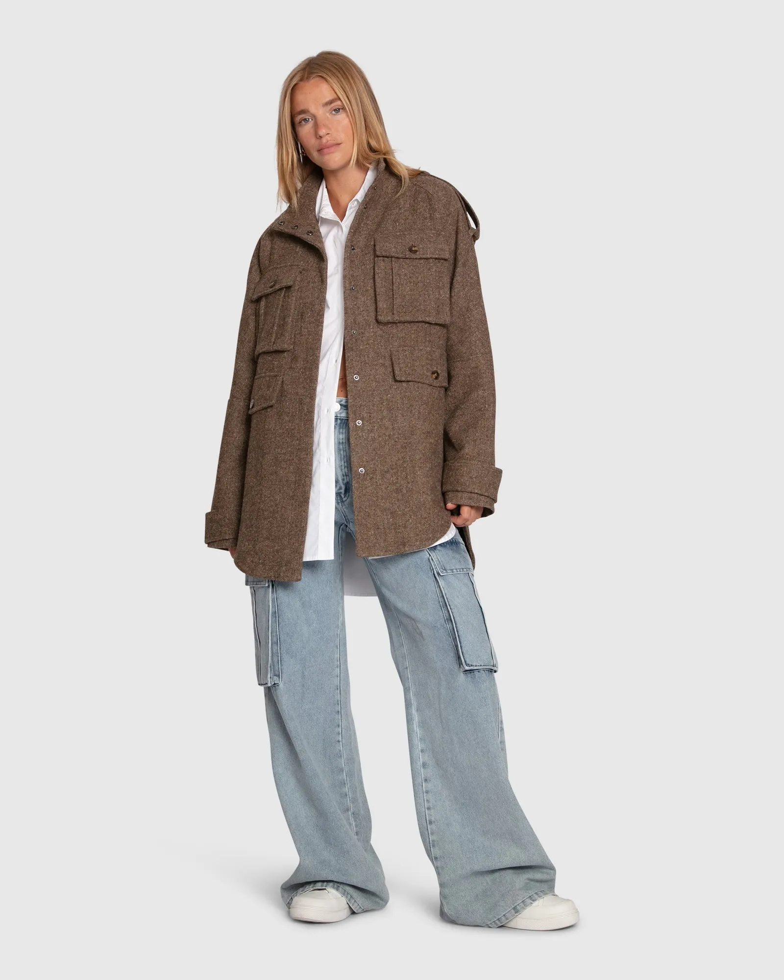 All My Love Wool Overshirt