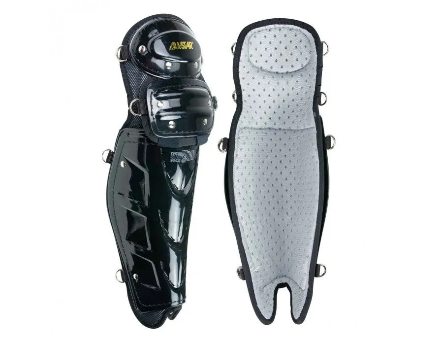All Star Pro Umpire Leg Guards - Black