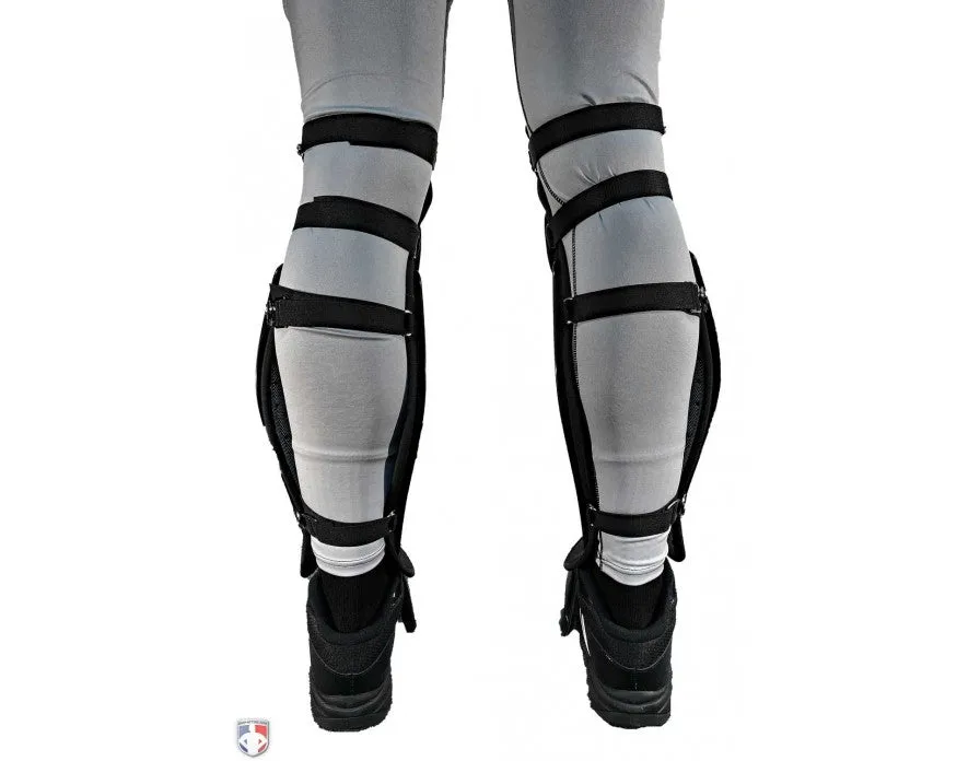 All Star Pro Umpire Leg Guards - Black