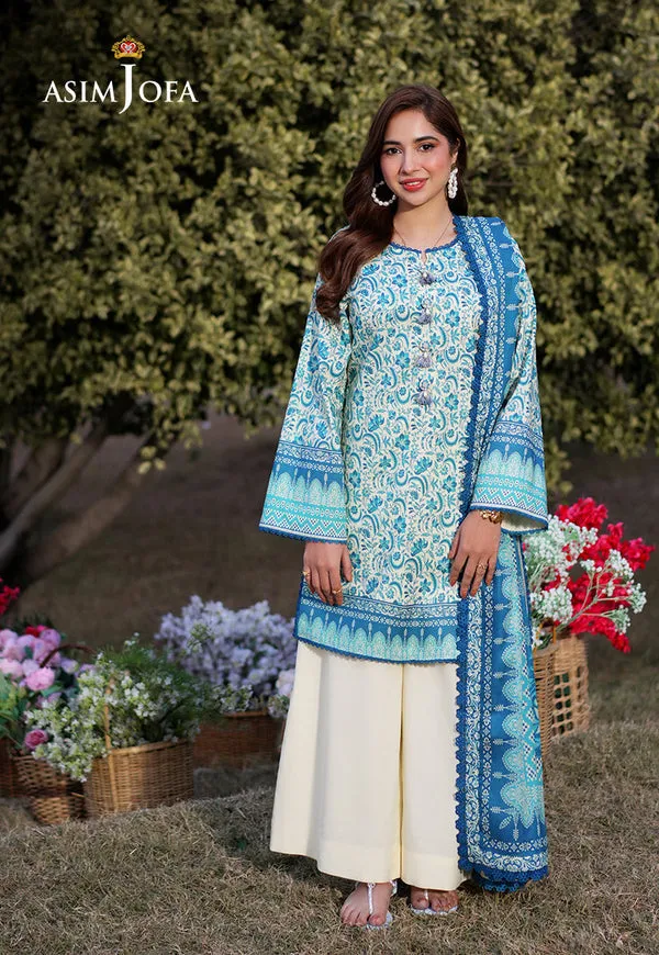 Asim Jofa Printed Lawn '25 | AJUUB-13