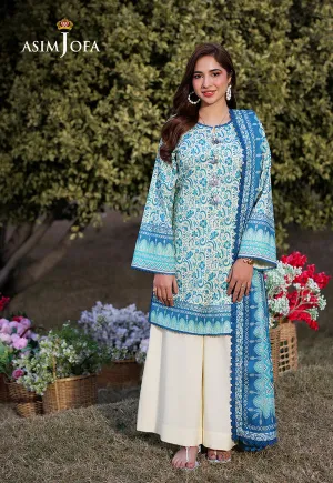Asim Jofa Printed Lawn '25 | AJUUB-13