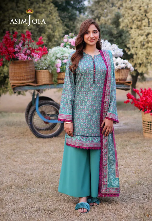 Asim Jofa Printed Lawn '25 | AJUUB-17