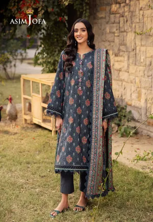 Asim Jofa Printed Lawn '25 | AJUUB-17