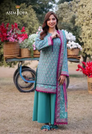 Asim Jofa Printed Lawn '25 | AJUUB-17