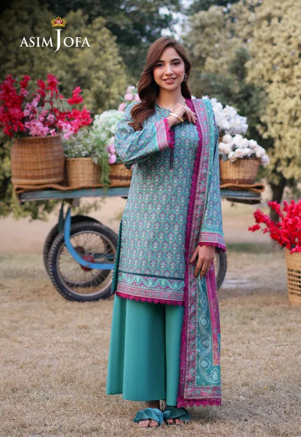 Asim Jofa Printed Lawn '25 | AJUUB-17