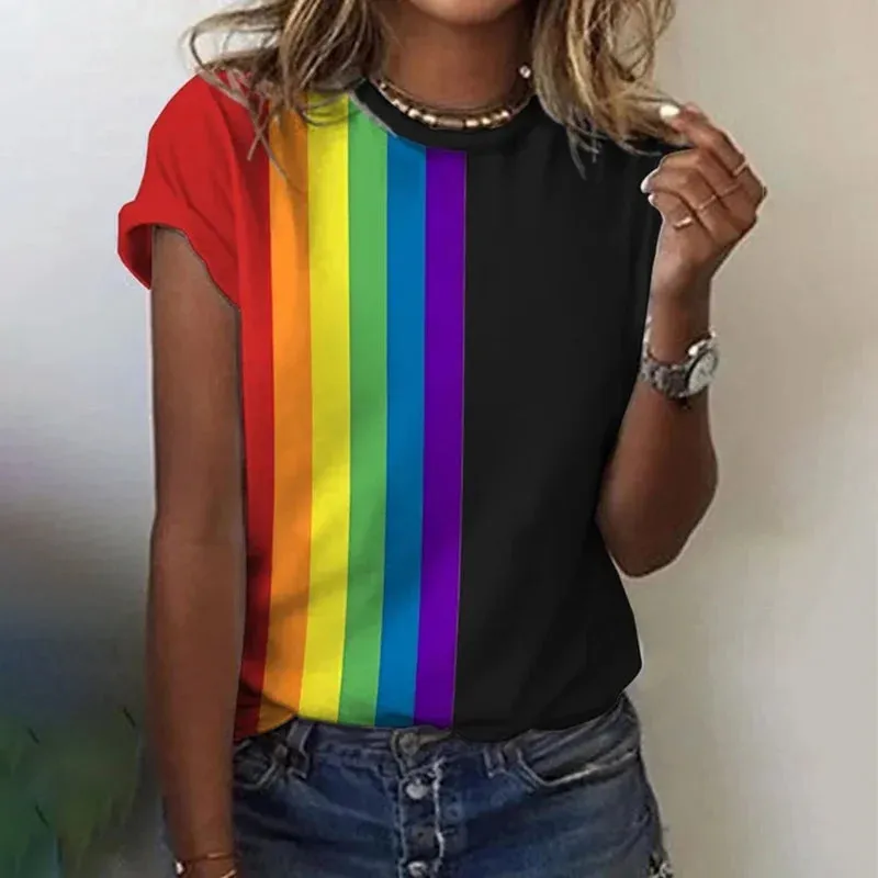 Aurora® | Stylish Rainbow T-Shirt