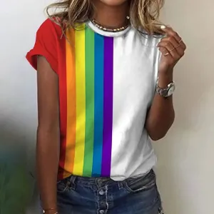 Aurora® | Stylish Rainbow T-Shirt