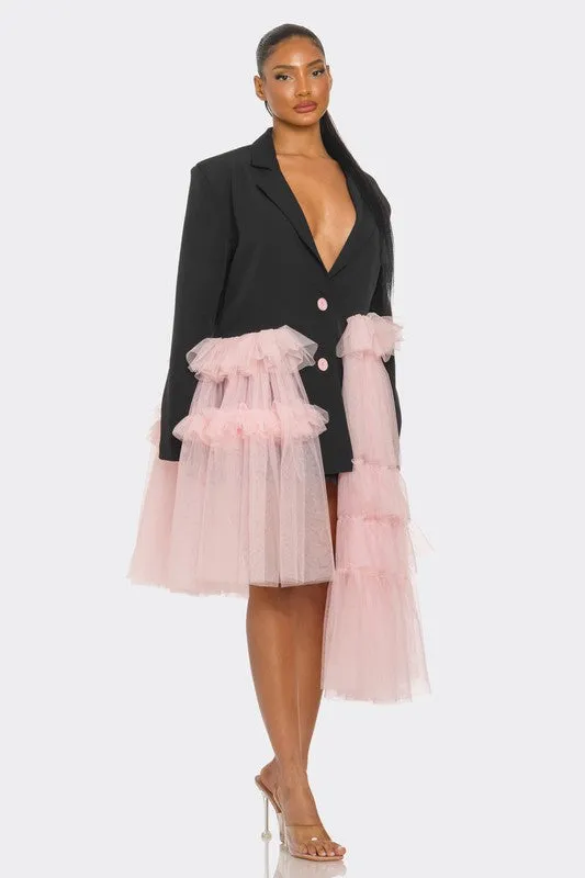 Avant-Garde Blazer Dress