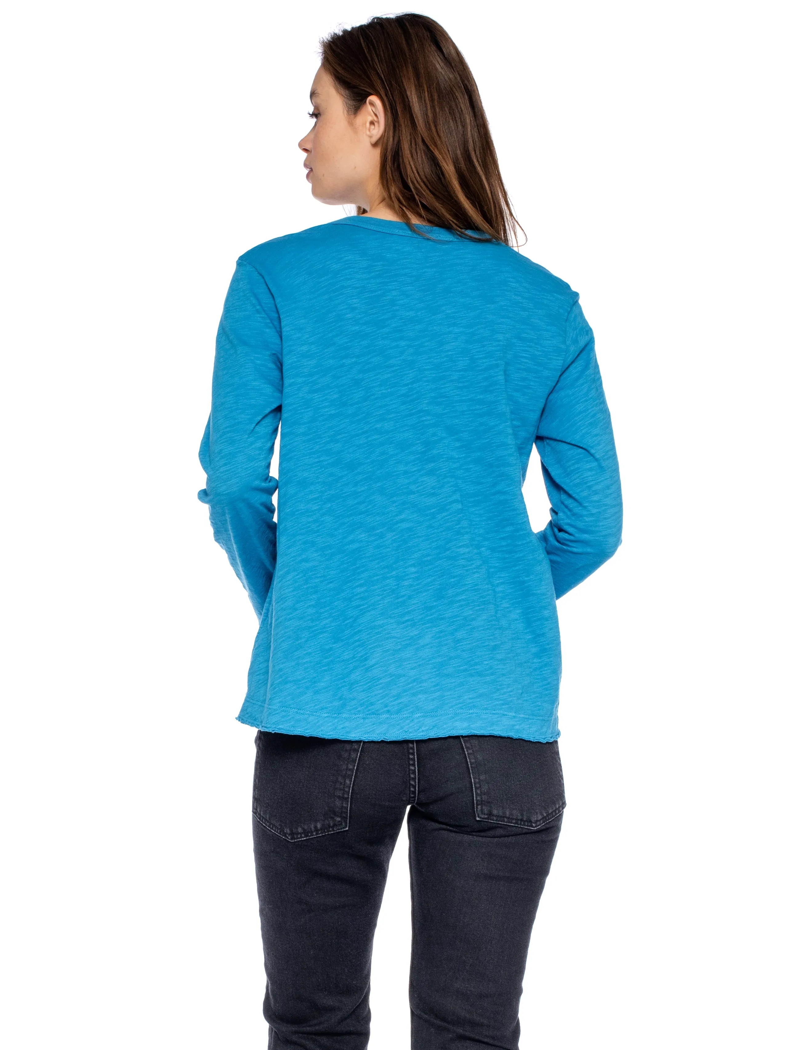 Baby Tee Twisted Crew Long Sleeve