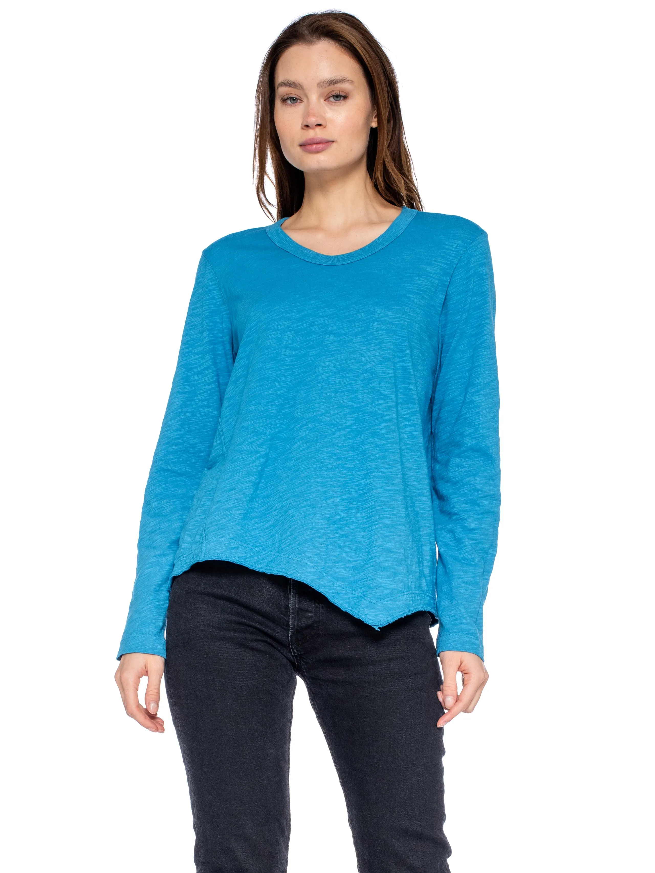 Baby Tee Twisted Crew Long Sleeve