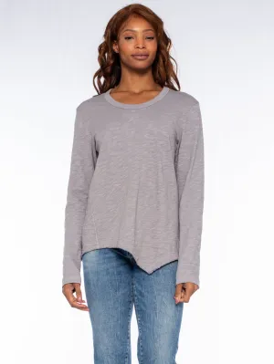 Baby Tee Twisted Crew Long Sleeve