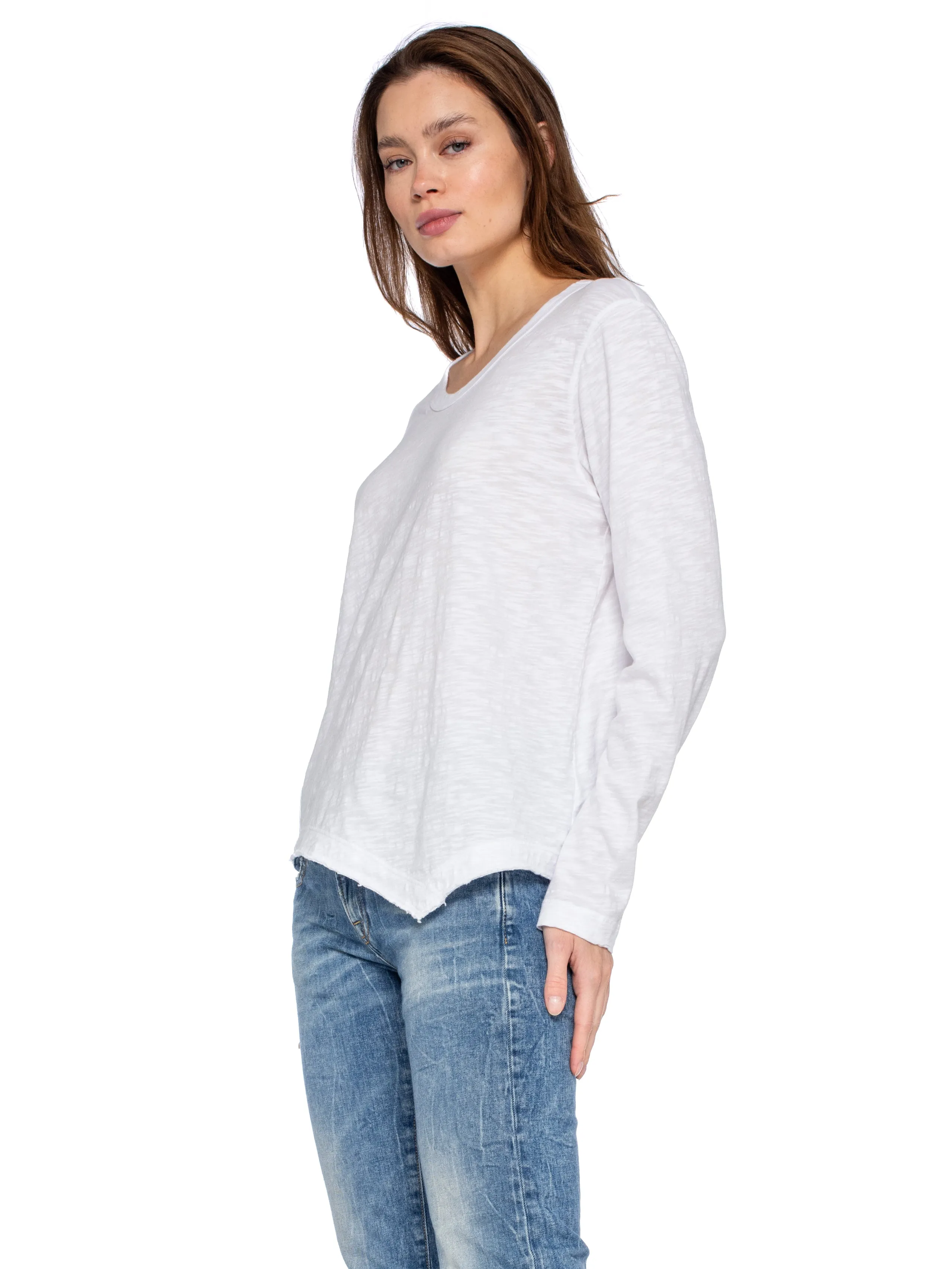 Baby Tee Twisted Crew Long Sleeve