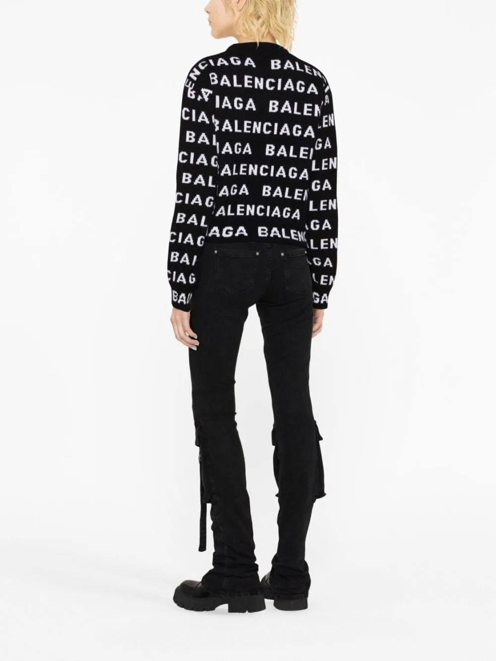 Balenciaga Logo Wool Sweater