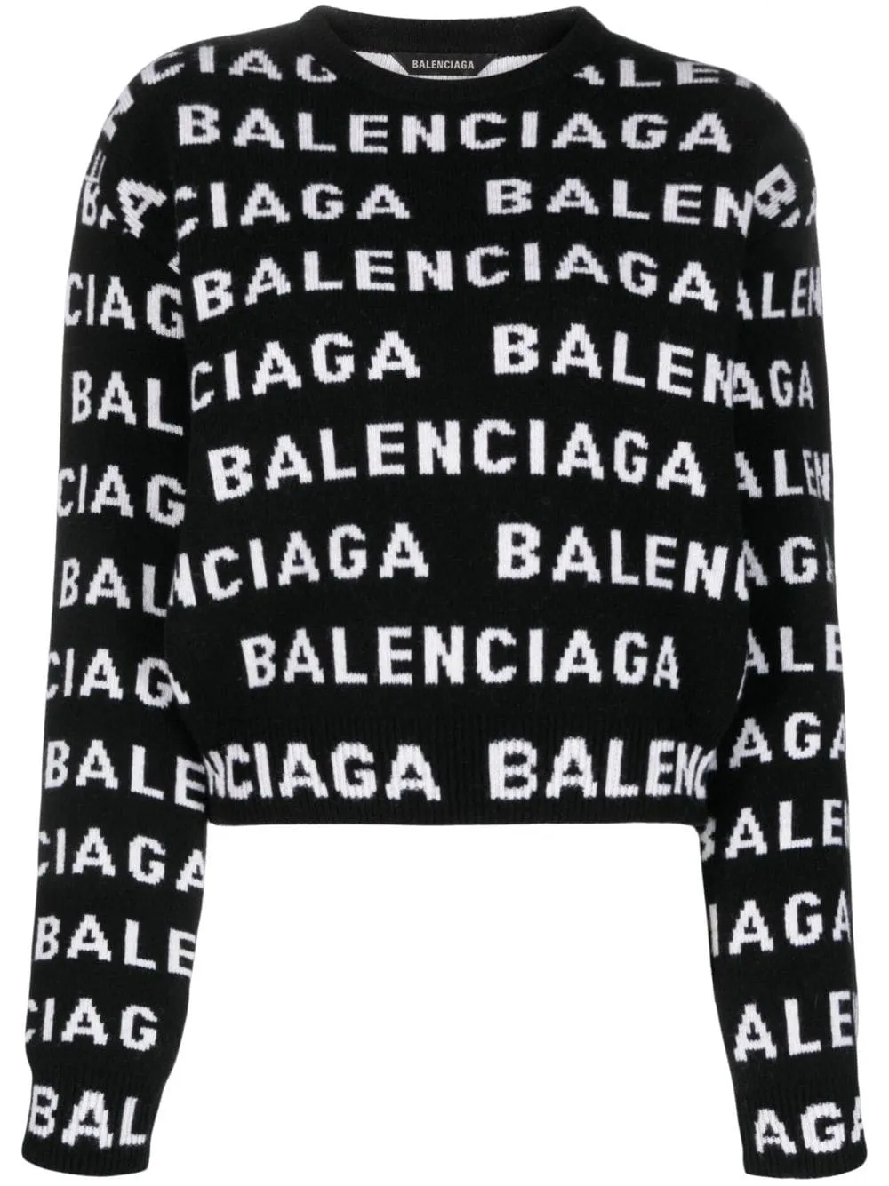 Balenciaga Logo Wool Sweater