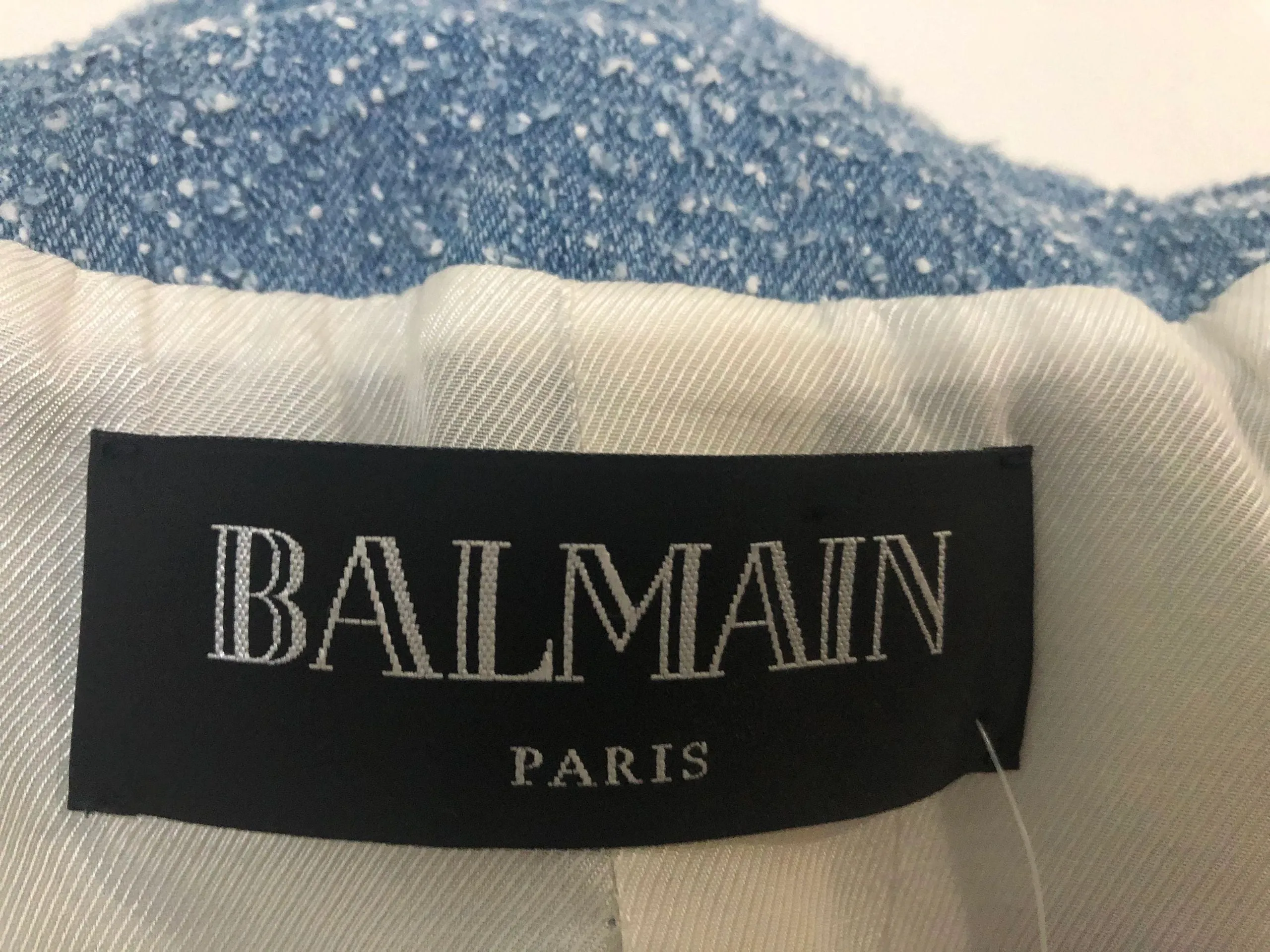 Balmain Double Breasted Blazer Size 38 Fr ( S / 6 Us)