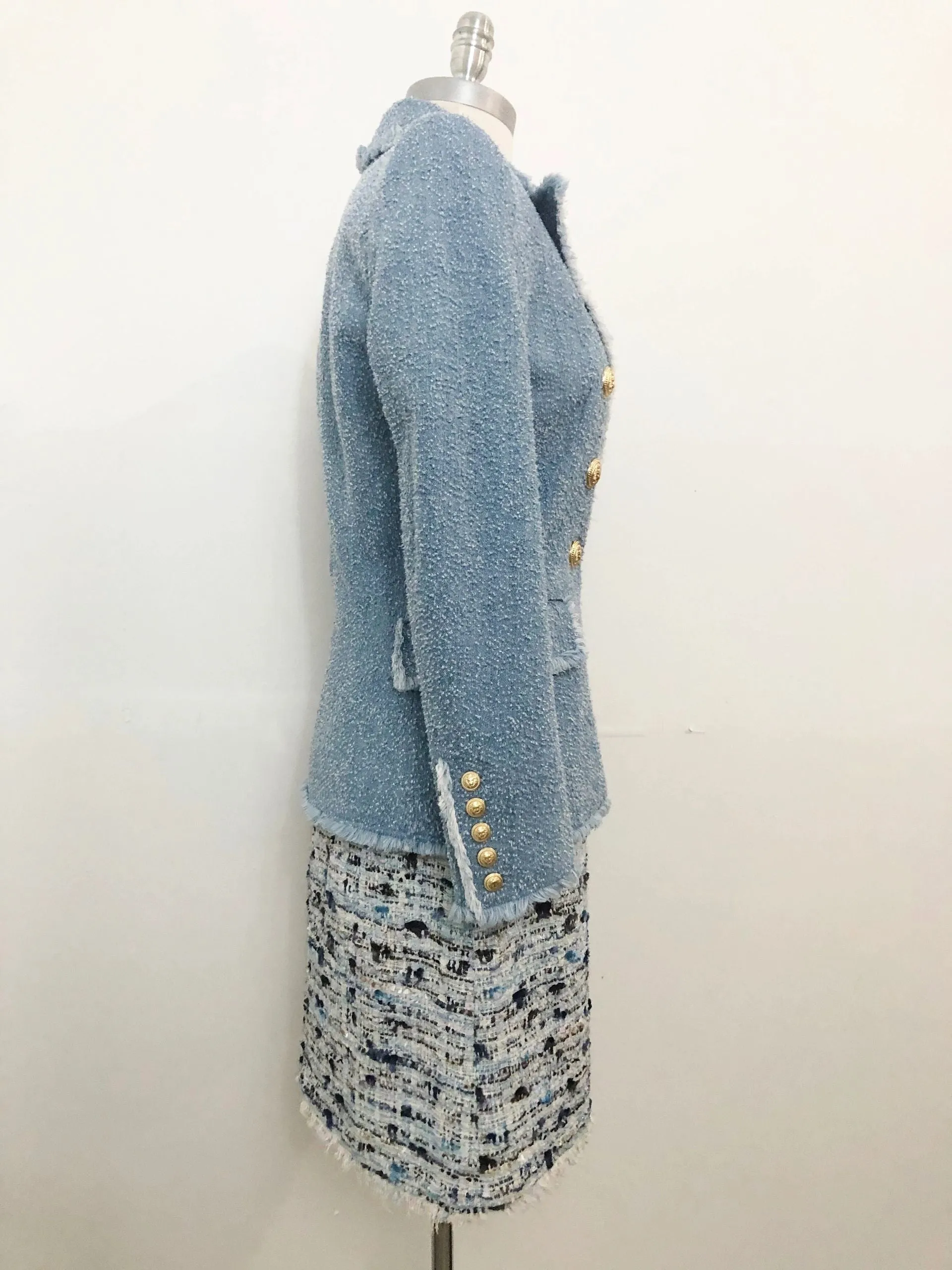 Balmain Double Breasted Blazer Size 38 Fr ( S / 6 Us)