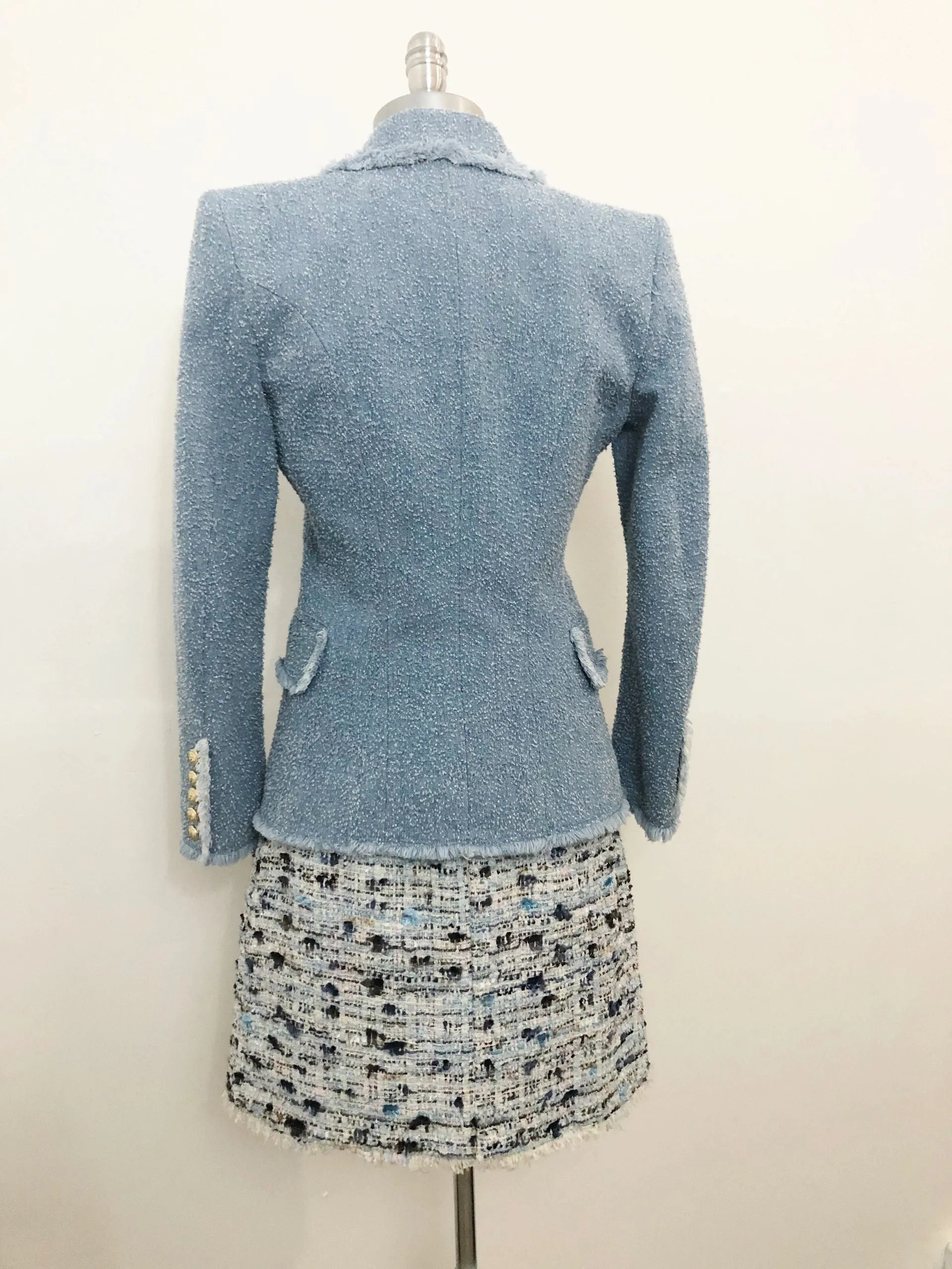 Balmain Double Breasted Blazer Size 38 Fr ( S / 6 Us)