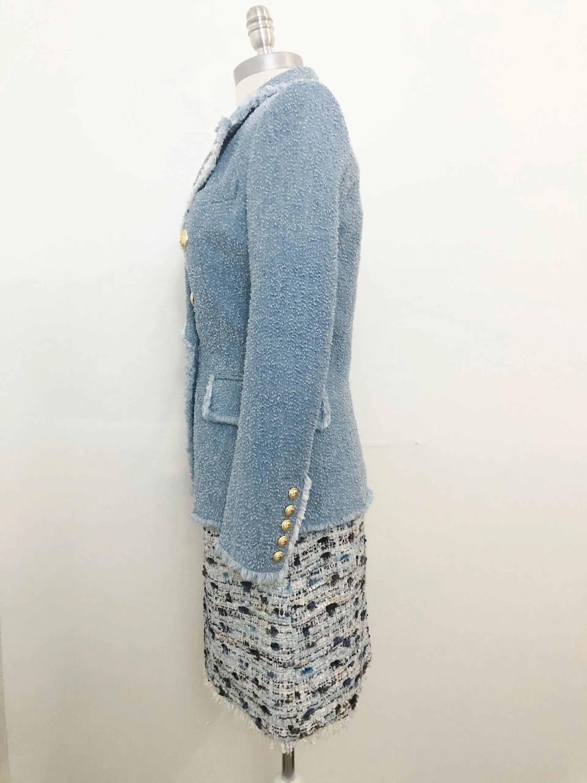 Balmain Double Breasted Blazer Size 38 Fr ( S / 6 Us)