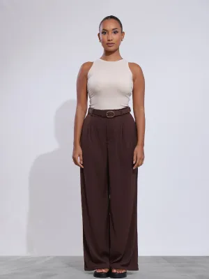 Beck High Neck Sleeveless Crop Top