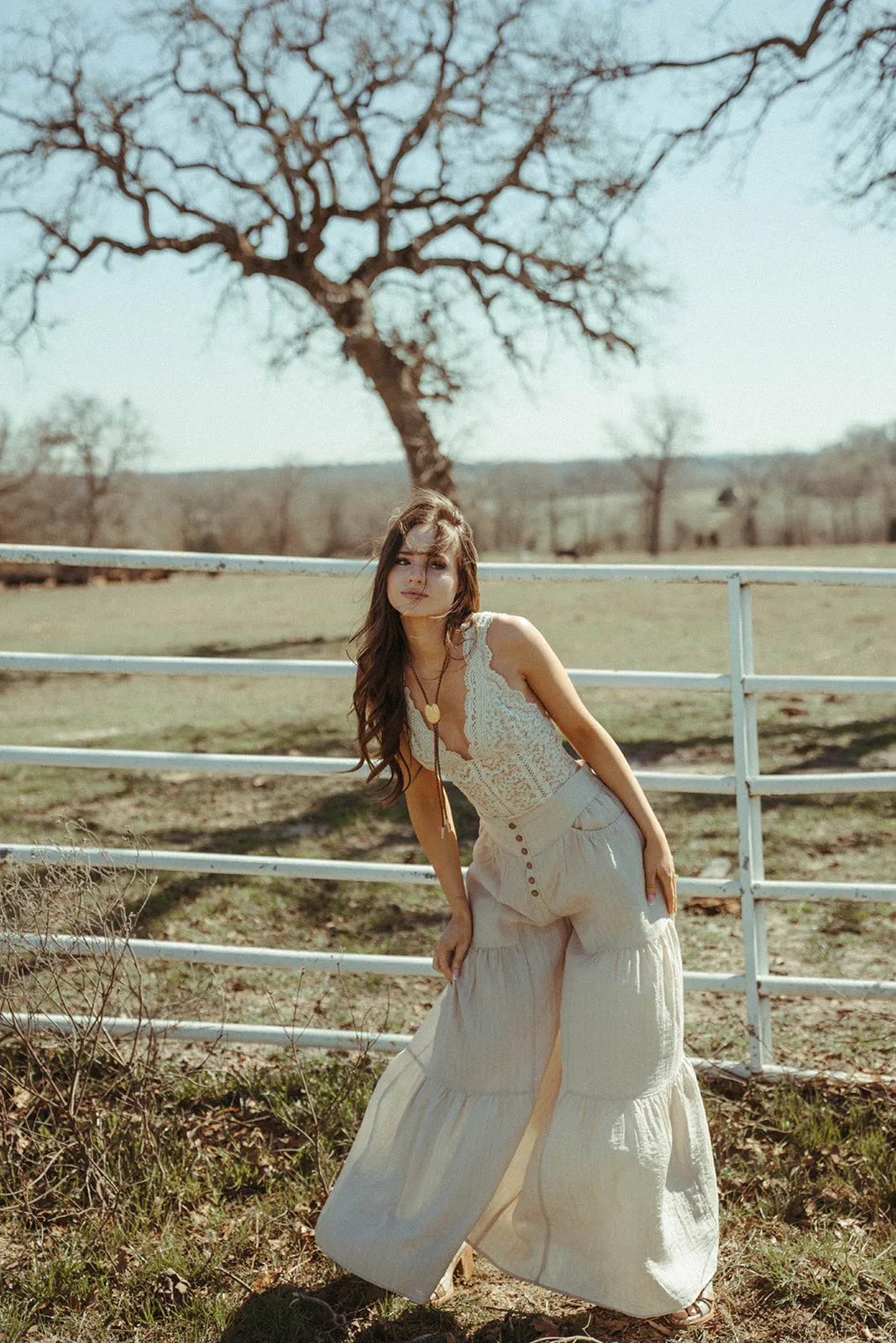 Beige Earth Tone Flares