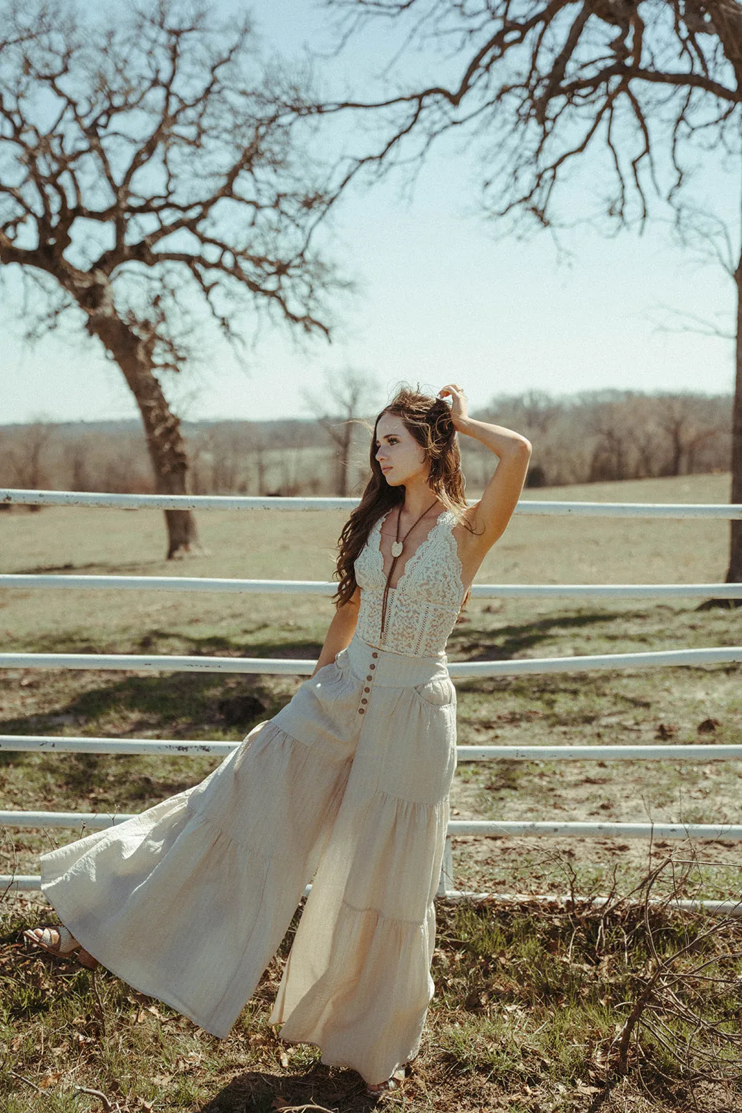 Beige Earth Tone Flares