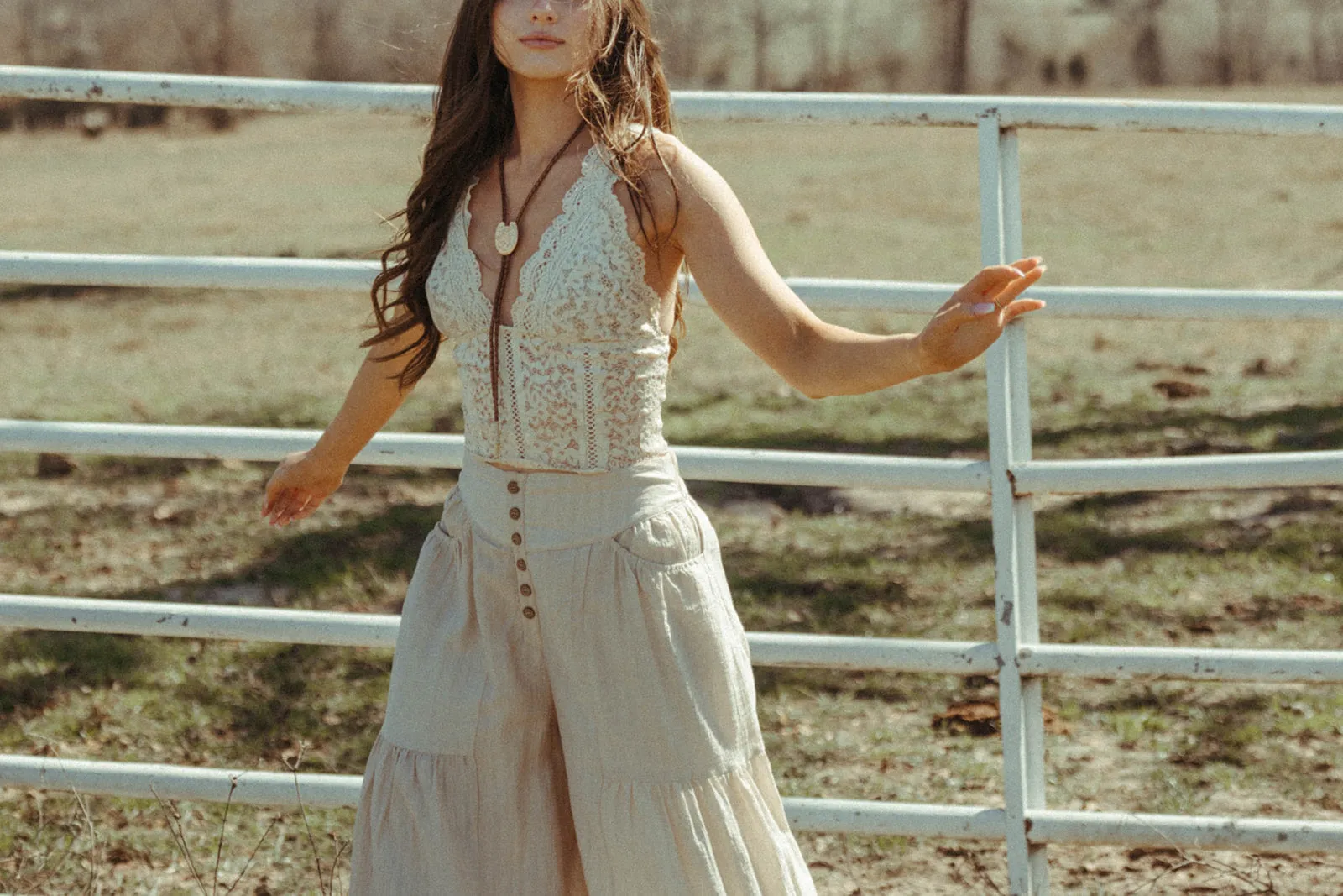 Beige Earth Tone Flares