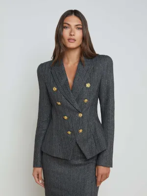 Bethany Herringbone Blazer