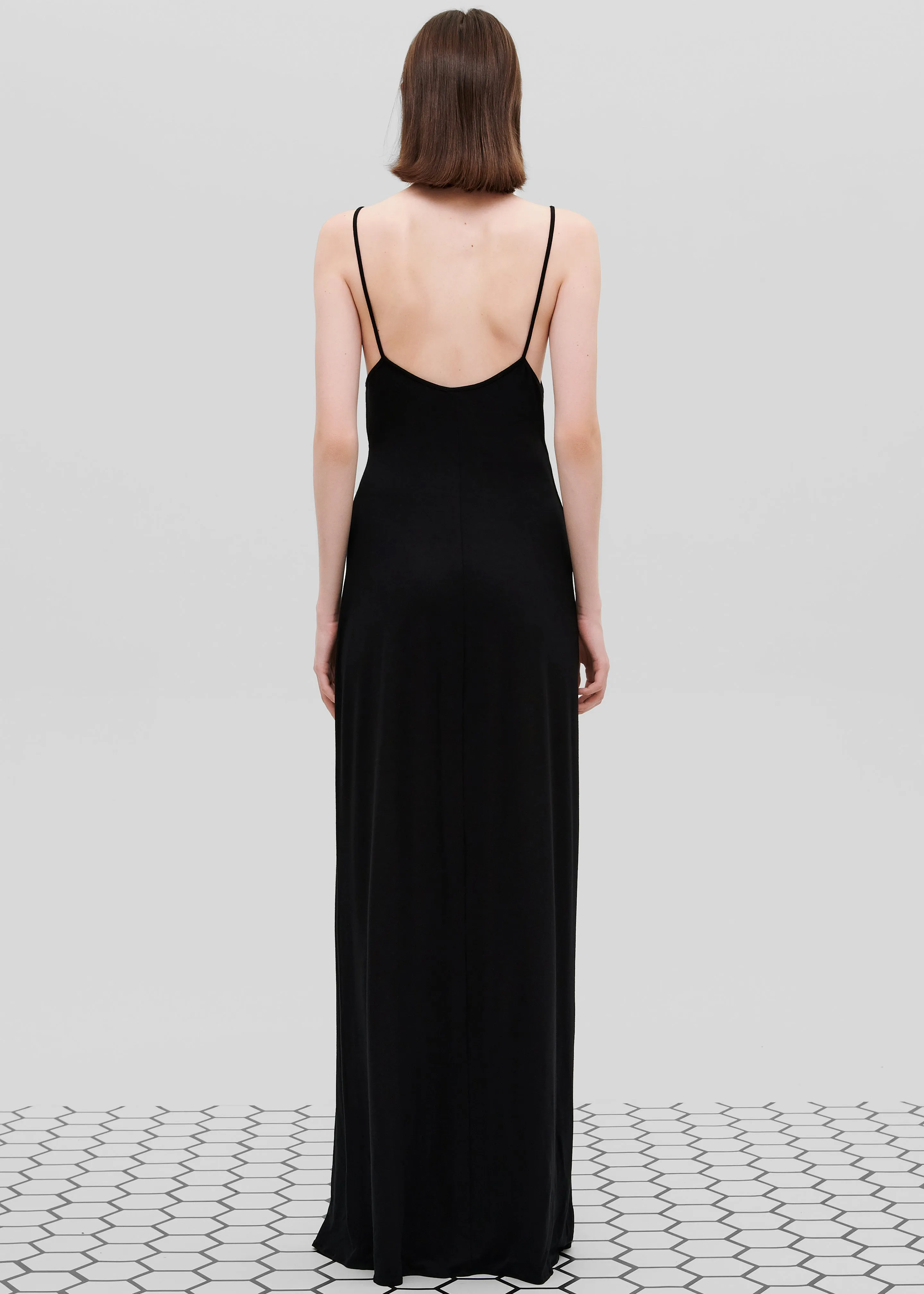 Bevza Wrap Sundress - Black