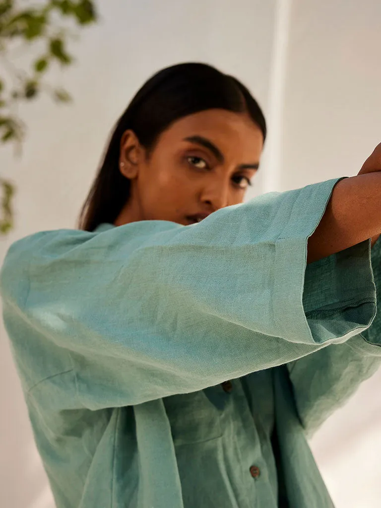 Blue Haze Shirt Dress