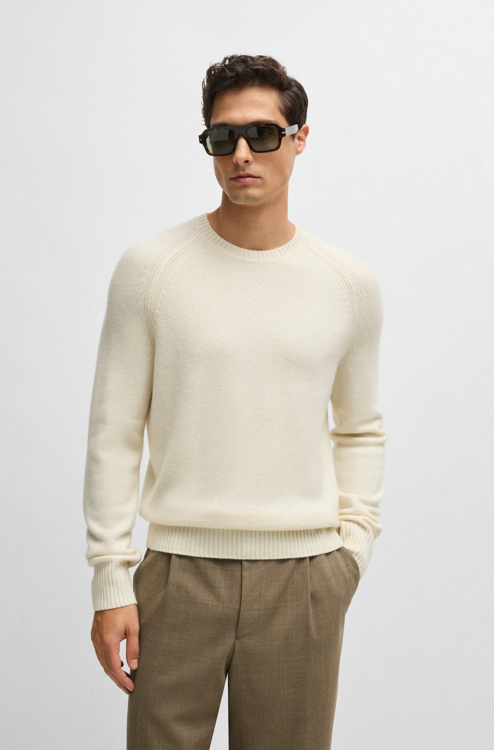 BOSS Sweaters Regular Fit in Wool - H-EMALVO 10265480 01-50526836