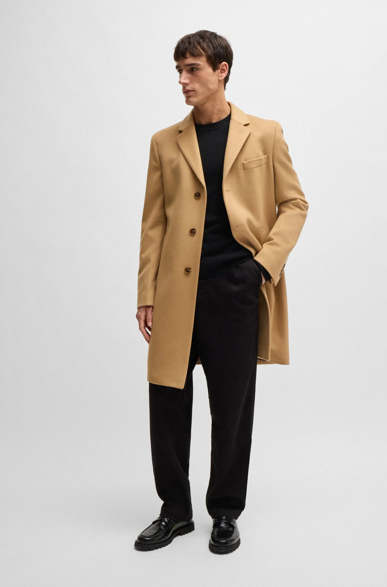 BOSS Sweaters Regular Fit in Wool - H-EMALVO 10265480 01-50526836