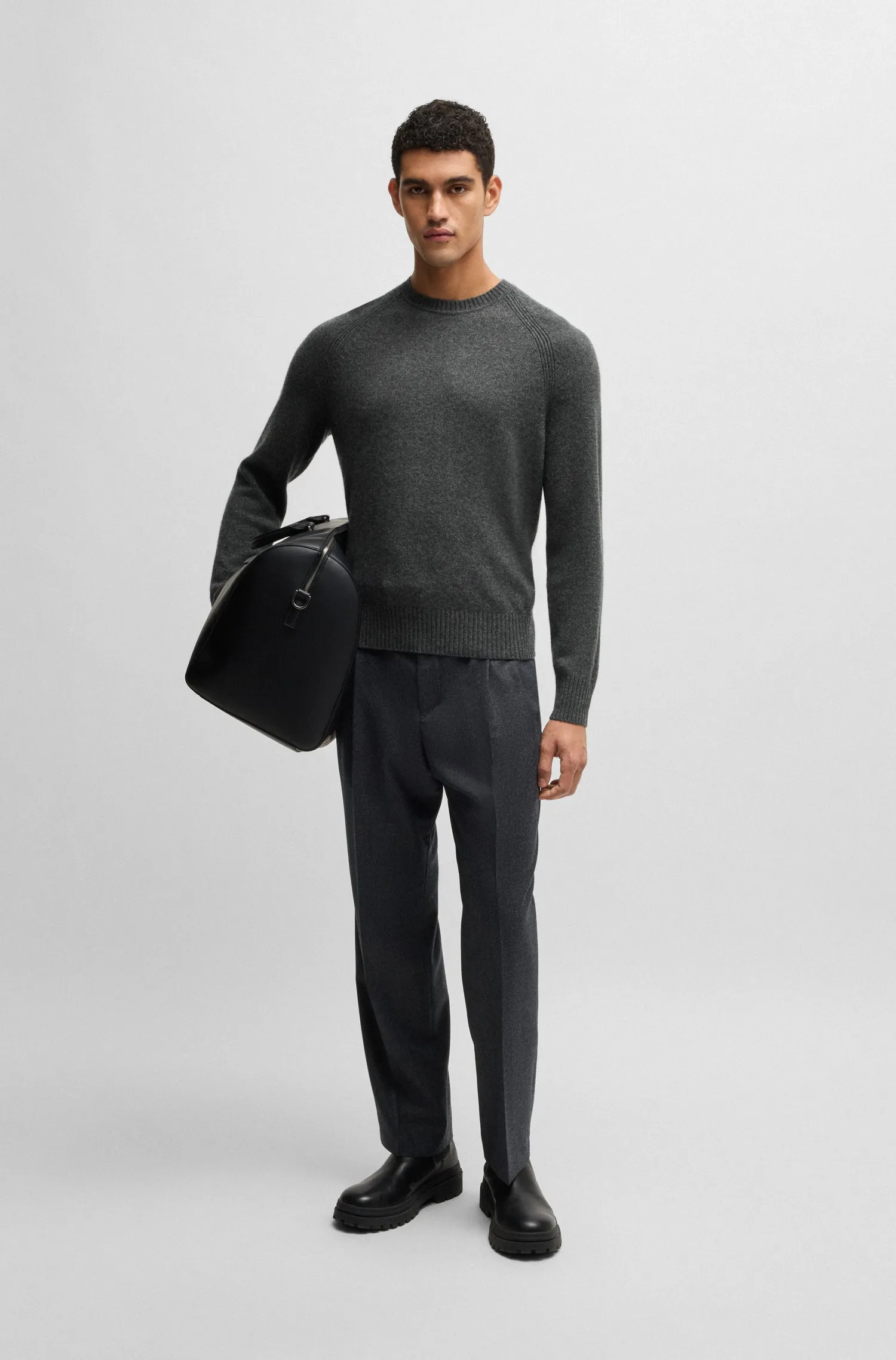 BOSS Sweaters Regular Fit in Wool - H-EMALVO 10265480 01-50526836