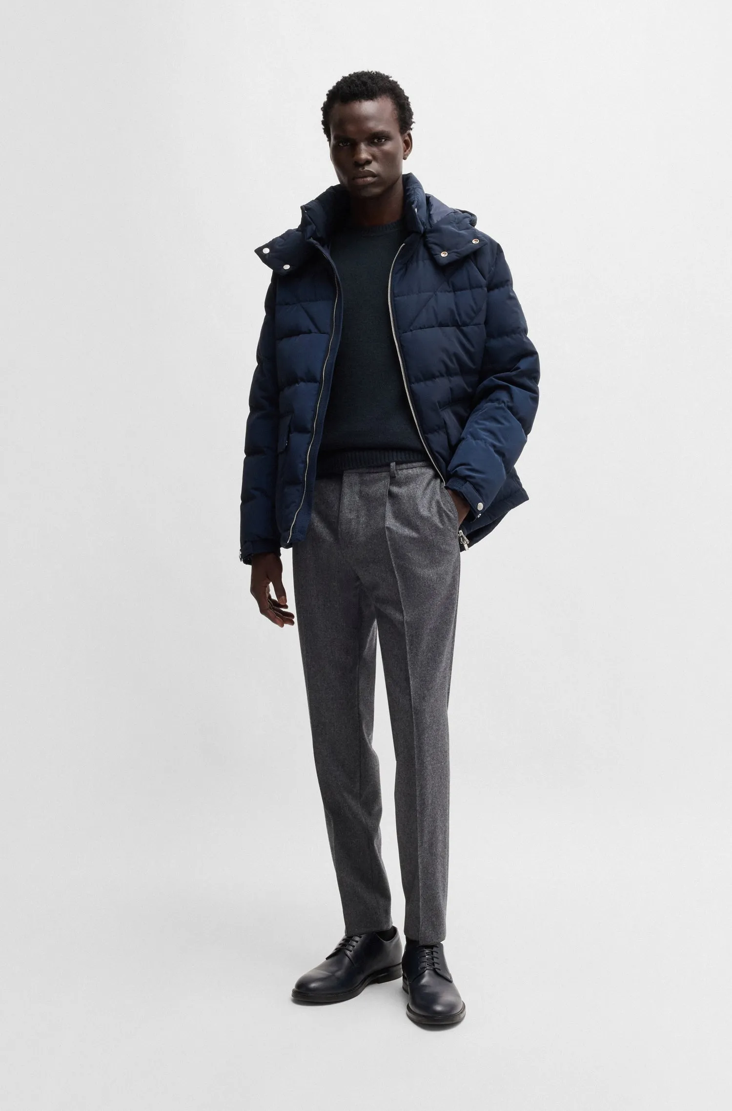 BOSS Sweaters Regular Fit in Wool - H-EMALVO 10265480 01-50526836