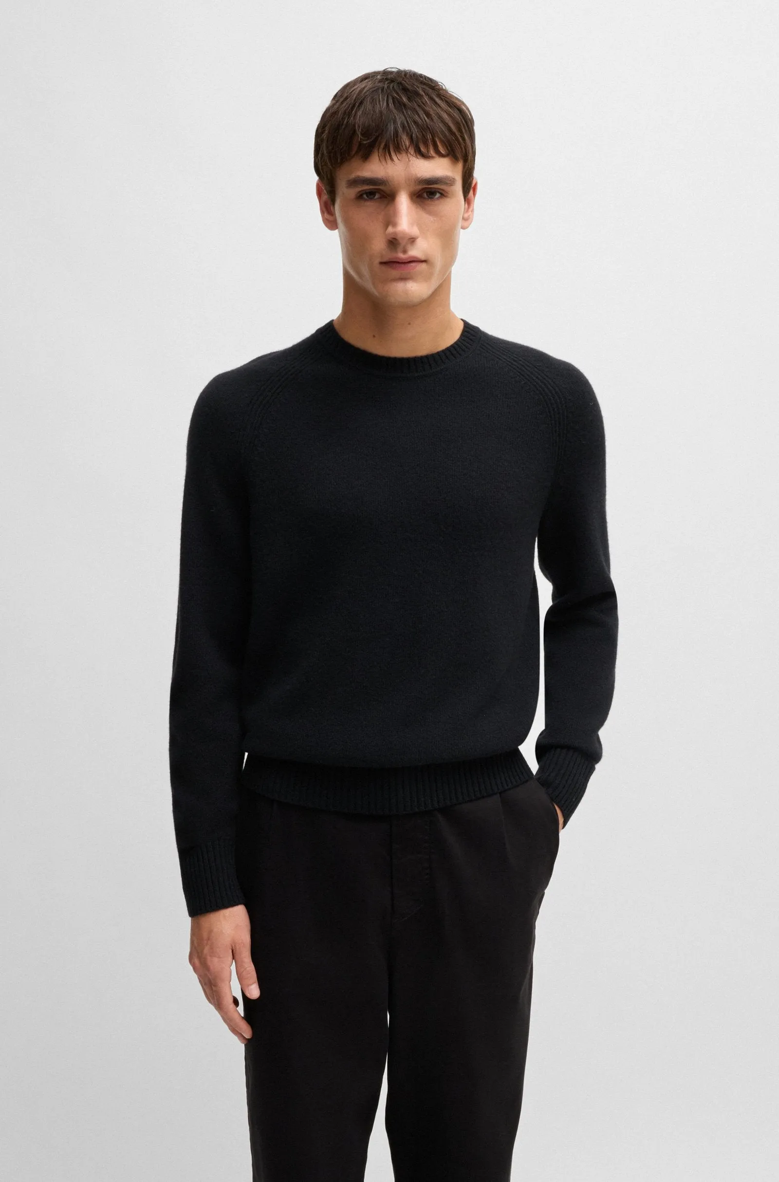 BOSS Sweaters Regular Fit in Wool - H-EMALVO 10265480 01-50526836