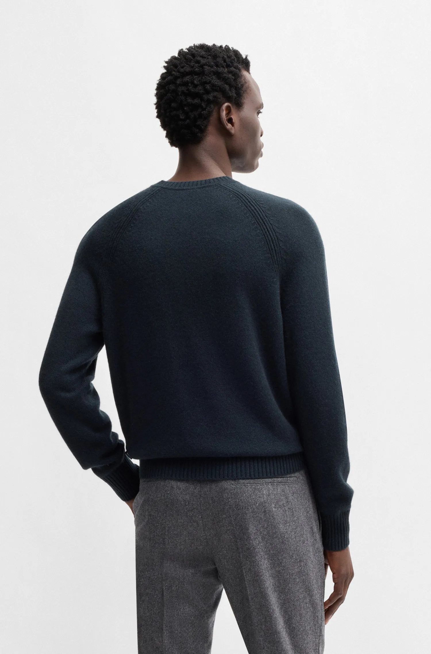BOSS Sweaters Regular Fit in Wool - H-EMALVO 10265480 01-50526836