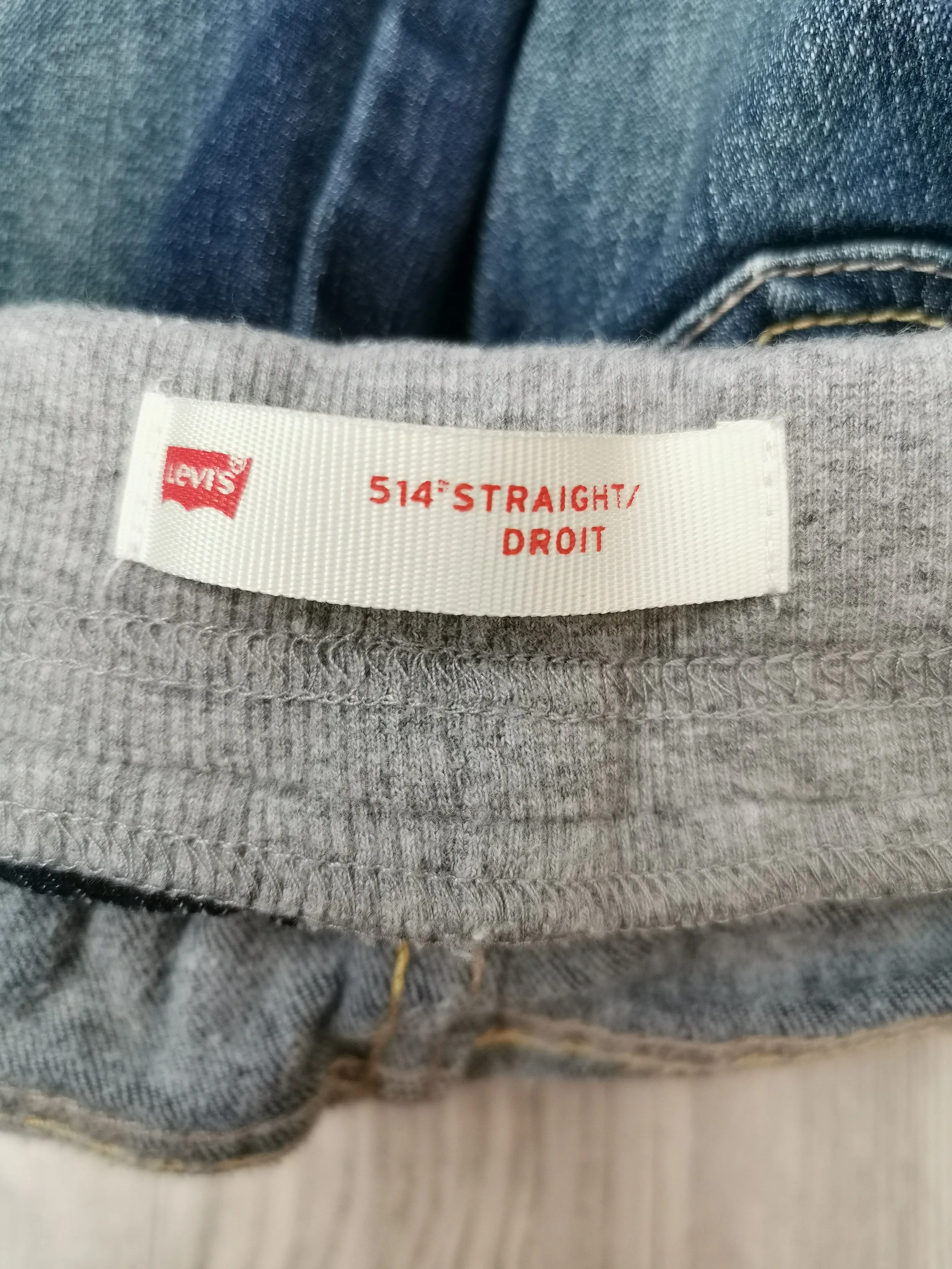 BOY SIZE 2 YEARS - LEVI'S 514, Straight Fit, Dark Wash Jeans NWOT B48