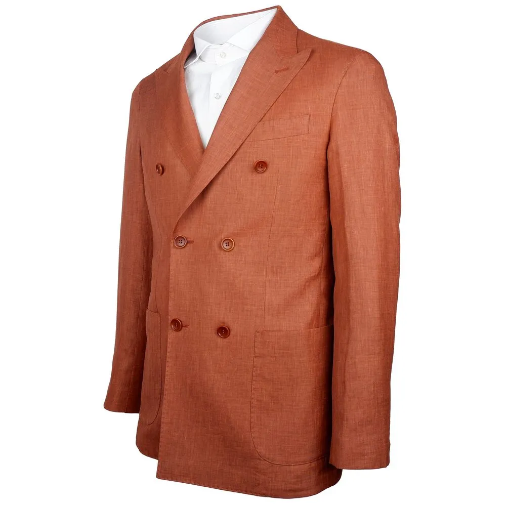 Brown Linen Blazer