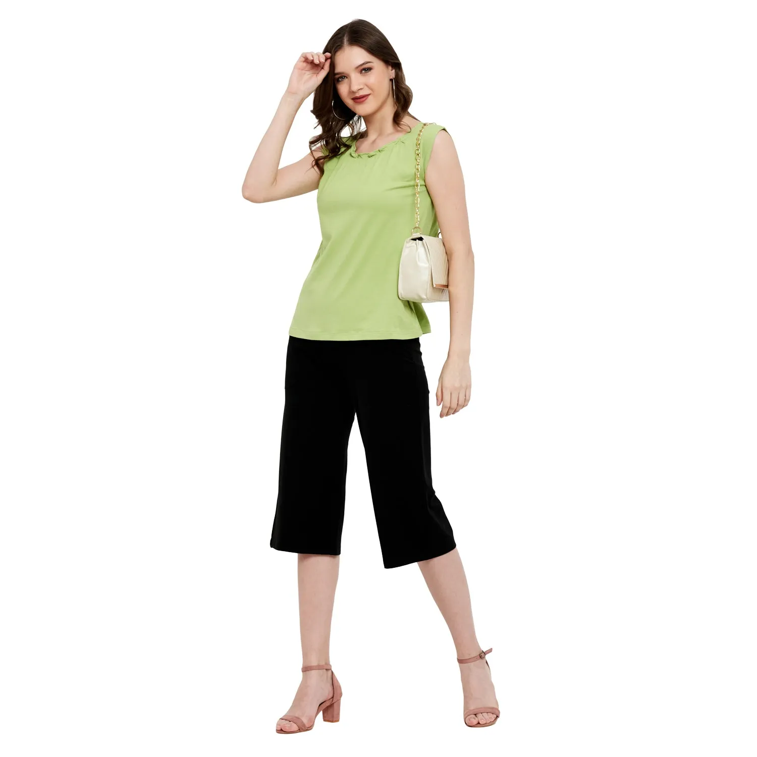 BUTTERFLY NECK TOP
