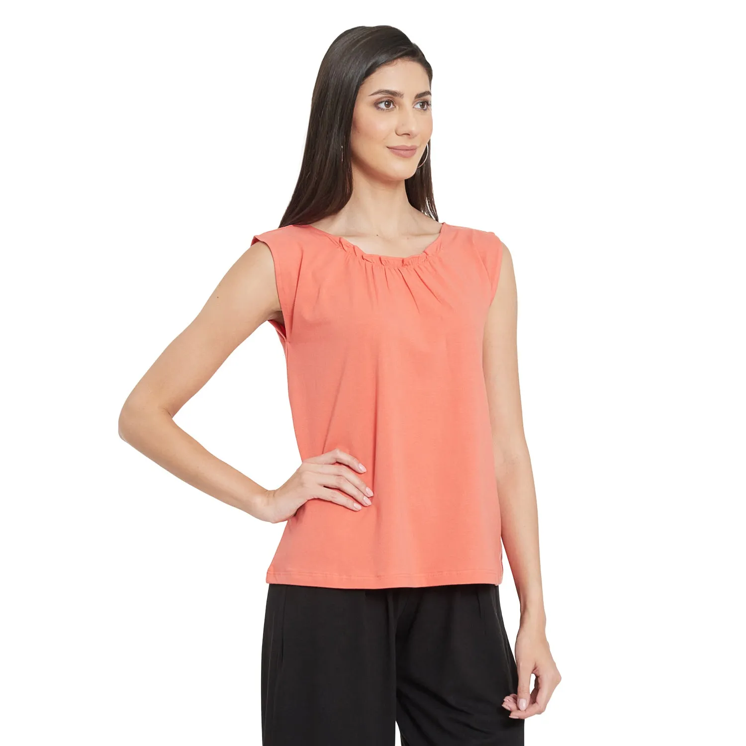 BUTTERFLY NECK TOP