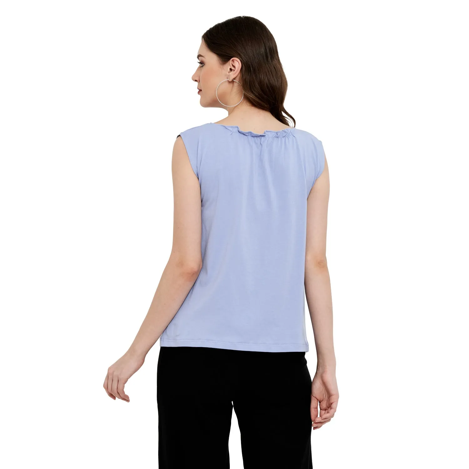 BUTTERFLY NECK TOP