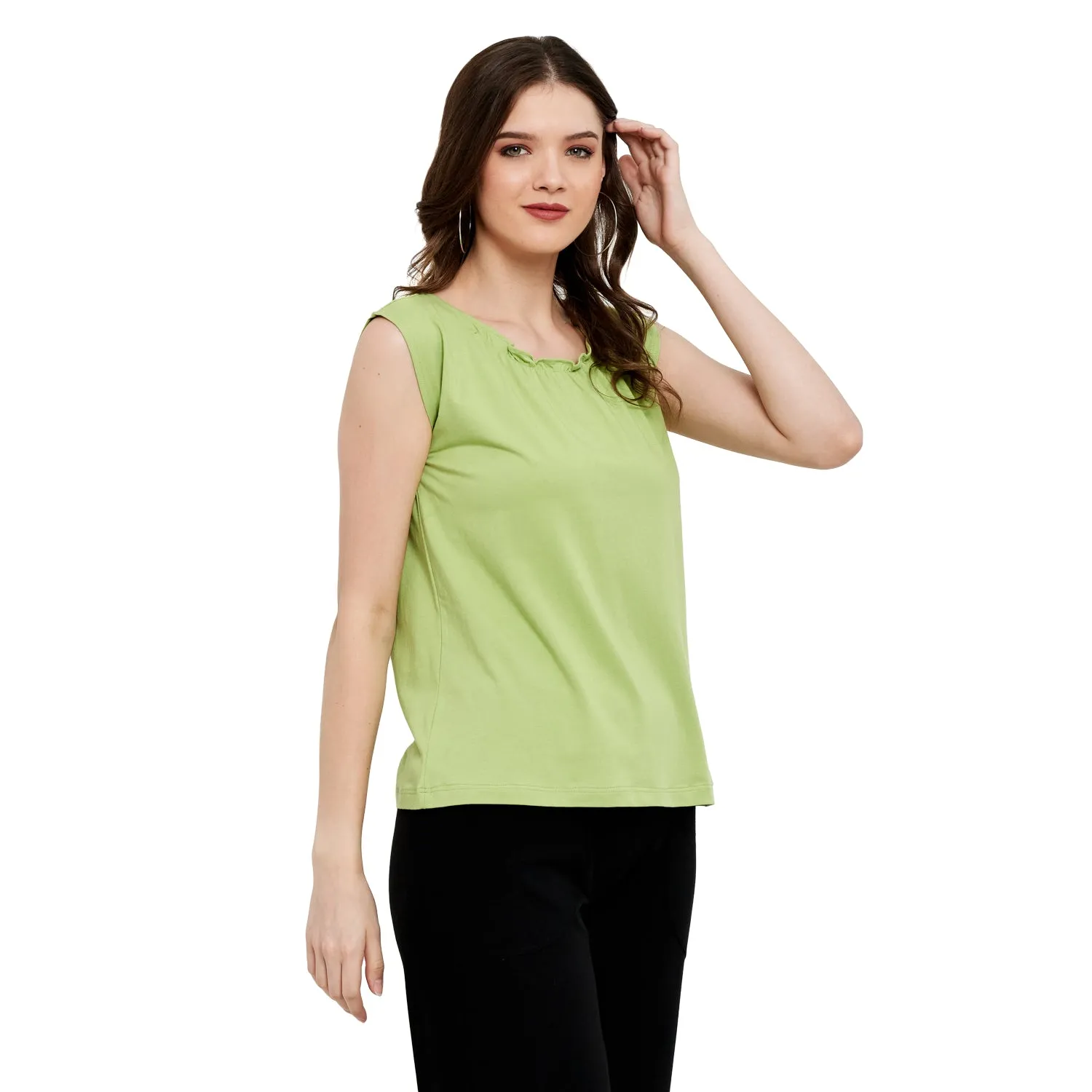 BUTTERFLY NECK TOP