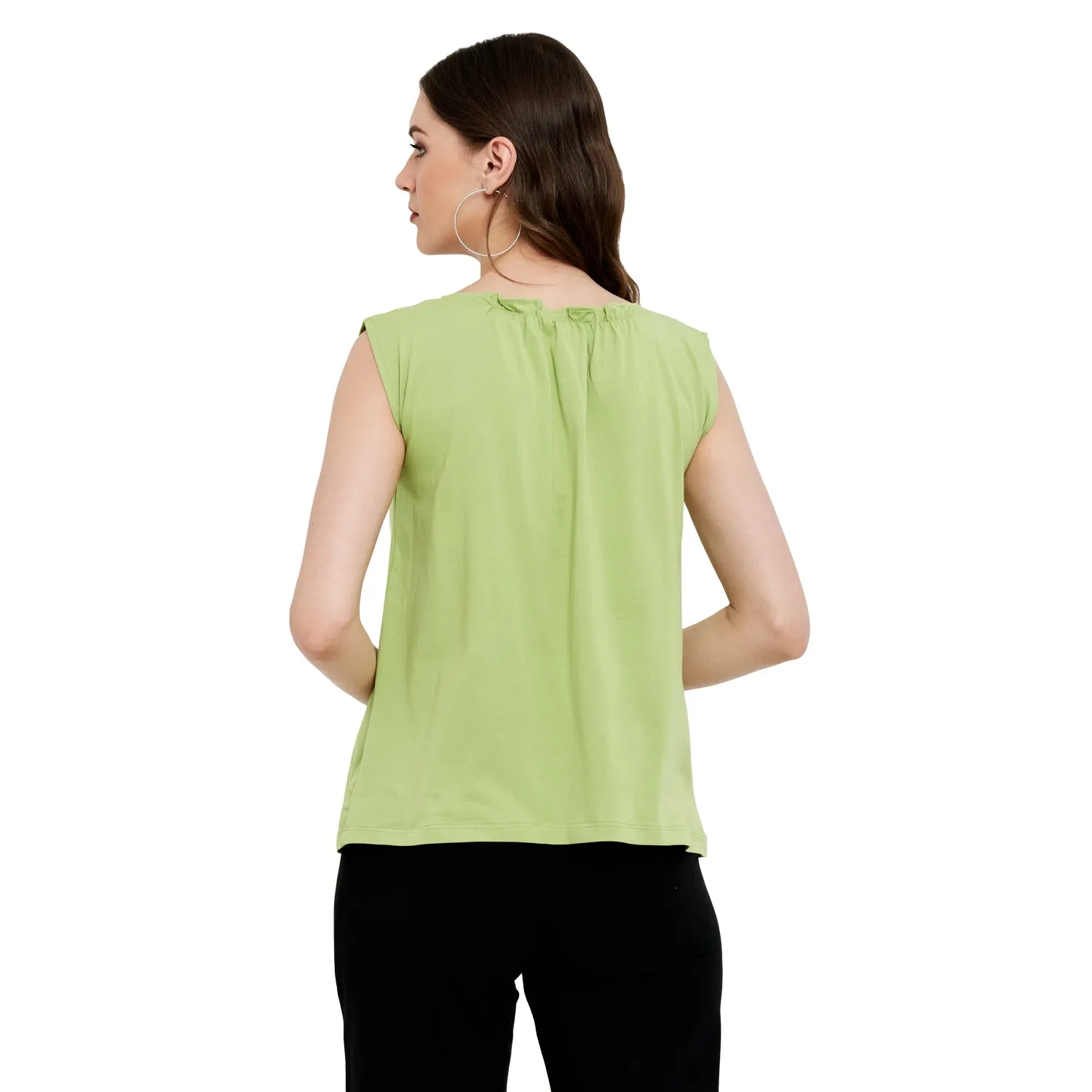 BUTTERFLY NECK TOP
