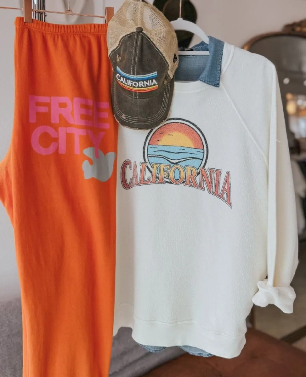 California Sun Cream Vintage Sweatshirt