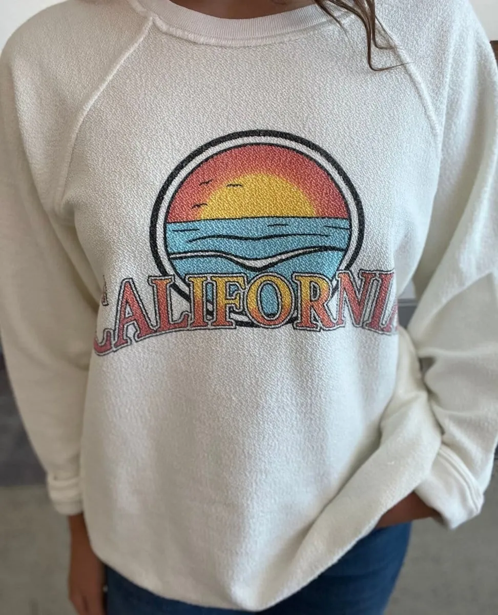 California Sun Cream Vintage Sweatshirt